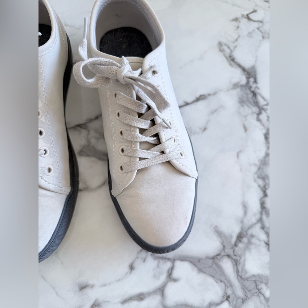 Men's White Sneakers - Picture 2 of 6